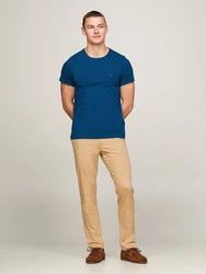 Tommy Hilfiger T-Shirt STRETCH SLIM FIT TEE mit Rundhalsausschnitt 