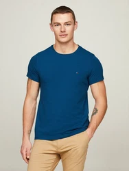Tommy Hilfiger T-Shirt STRETCH SLIM FIT TEE mit Rundhalsausschnitt 