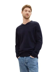TOM TAILOR Pullover Blau/Hellblau