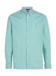 Tommy Hilfiger Hemd FLEX TEXTURED GINGHAM SF SHIRT Grün/Blau/Türkis