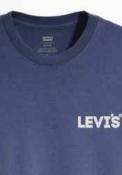 Levi's Rundhalsshirt RELAXED FIT TEE Blau/Dunkelblau/Rot