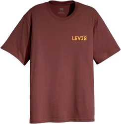 Levi's Rundhalsshirt RELAXED FIT TEE Rot/Braun