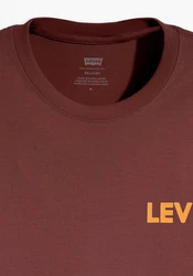 Levi's Rundhalsshirt RELAXED FIT TEE Rot/Braun