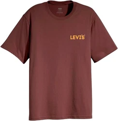 Levi's Rundhalsshirt RELAXED FIT TEE Rot/Braun