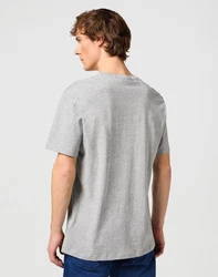 Wrangler T-Shirt T-Shirt 2 Pack Regular Fit (2-tlg) graumeliert/weiß