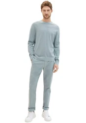 TOM TAILOR Chinohose Hellblau/Blau/Grau