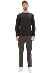 TOM TAILOR Chinohose Dunkelgrau/Khaki/Schwarz/Grau