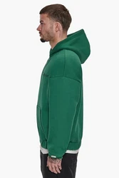 Dropsize Hoodie DZH2 Herren Zip Hoodie Dunkelgrün/Grün