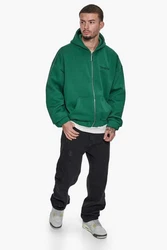 Dropsize Hoodie DZH2 Herren Zip Hoodie Dunkelgrün/Grün