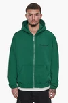 Dropsize Hoodie DZH2 Herren Zip Hoodie Dunkelgrün/Grün