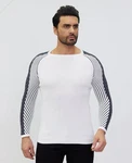 Denim Distriqt Strickpullover Extravaganter Feinstrick Weiß