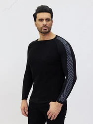 Denim Distriqt Strickpullover Extravaganter Feinstrick Schwarz