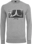 Mister Tee Rundhalspullover Pray Crewneck (1-tlg) Grau