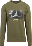 Mister Tee Rundhalspullover Pray Crewneck (1-tlg) Dunkelgrün