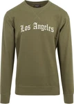 Mister Tee Kapuzenpullover Los Angeles Wording Dunkelgrün/Grün