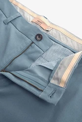 Next Chinohose Straight Fit mit Stretch Grau/Blau/Hellblau