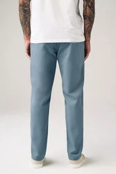 Next Chinohose Straight Fit mit Stretch Grau/Blau/Hellblau