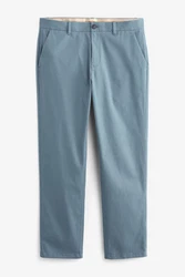 Next Chinohose Straight Fit mit Stretch Grau/Blau/Hellblau