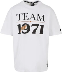 Starter Black Label T-Shirt Starter Team 1971 Oversize Tee Weiß/Schwarz/Creme/Grün/Rot