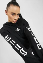 Thug Life Kapuzenpullover Caution Hoody Rosa/Schwarz