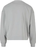 URBAN CLASSICS Rundhalspullover Boxy Pocket Crew Grau/Hellgrau