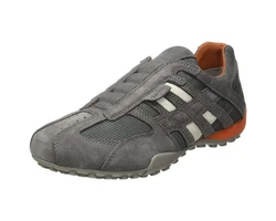 Geox SNAKE Herren Slipper Sneaker grau
