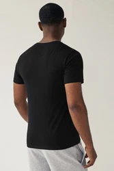 Next Unterhemd T-Shirts mit V-Ausschnitt V-Shirt (5er-Pack) Schwarz/Grau/Dunkelgrau