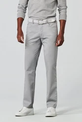 MEYER Chinohose Hellgrau/Grau