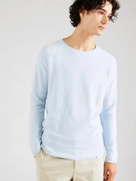 Rundhalspullover Honeycomb (1-tlg)