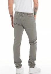Replay Slim-fit Jeans ANBASS HYPERFLEX BIO Hellgrau/Grau/Khaki/Dunkelgrau