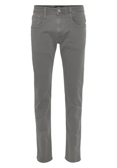 Replay Slim-fit Jeans ANBASS HYPERFLEX BIO Hellgrau/Grau/Khaki/Dunkelgrau