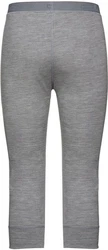 Odlo Lange Unterhose BL Bottom 3/4 MERINO 200 grau melange (10420)