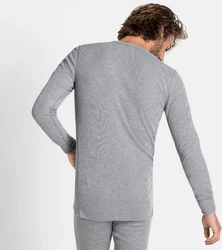 Odlo Longsleeve Funktionsunterhemd BL TOP Crew Neck Active Warm grau melange