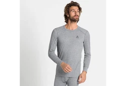 Odlo Longsleeve Funktionsunterhemd BL TOP Crew Neck Active Warm grau melange