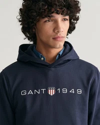 Gant Sweatshirt Hoodie PRINTED GRAPHIC HOODIE blau