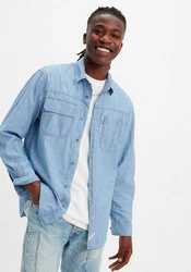 Levi's Hemd LS AUBURN WORKER Hellblau/Blau