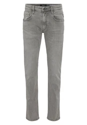 Replay Slim-fit Jeans ANBASS HYPERFLEX BIO Hellgrau/Grau
