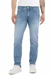 Replay Slim-fit Jeans ANBASS HYPERFLEX BIO Hellblau/Blau