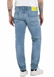Replay Slim-fit Jeans ANBASS HYPERFLEX BIO Hellblau/Blau