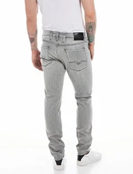 Replay Slim-fit Jeans ANBASS HYPERFLEX BIO Hellgrau/Grau