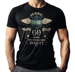 T-Shirt zum 60. Geburtstag: Original seit 1965 - Zur Perfektion gereift