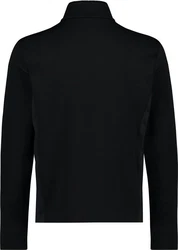 CMP Rollkragenshirt MAN SWEAT Schwarz/Weiß