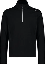 CMP Rollkragenshirt MAN SWEAT Schwarz/Weiß