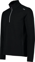 CMP Rollkragenshirt MAN SWEAT Schwarz/Weiß