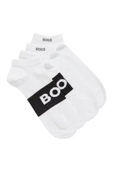 BOSS Businesssocken 2P AS Logo CC Beige/Schwarz/Weiß/Rosa