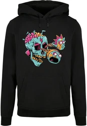 ABSOLUTE CULT Kapuzensweatshirt Rick And Morty Eyeball Skull Basic Hoody Schwarz/Grün/Beige/Creme
