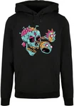 ABSOLUTE CULT Kapuzensweatshirt Rick And Morty Eyeball Skull Basic Hoody Schwarz/Grün/Beige/Creme