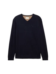 TOM TAILOR V-Ausschnitt Pullover 