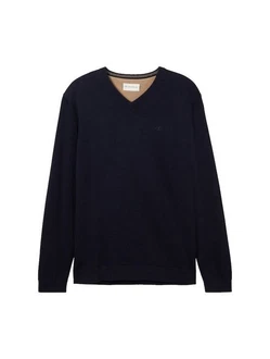 TOM TAILOR V-Ausschnitt Pullover TOM TAILOR V-Ausschnitt Pullover