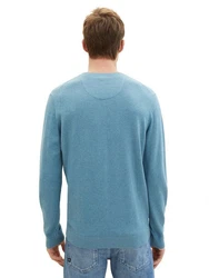 TOM TAILOR Strickpullover Türkis/Blau/Hellblau
